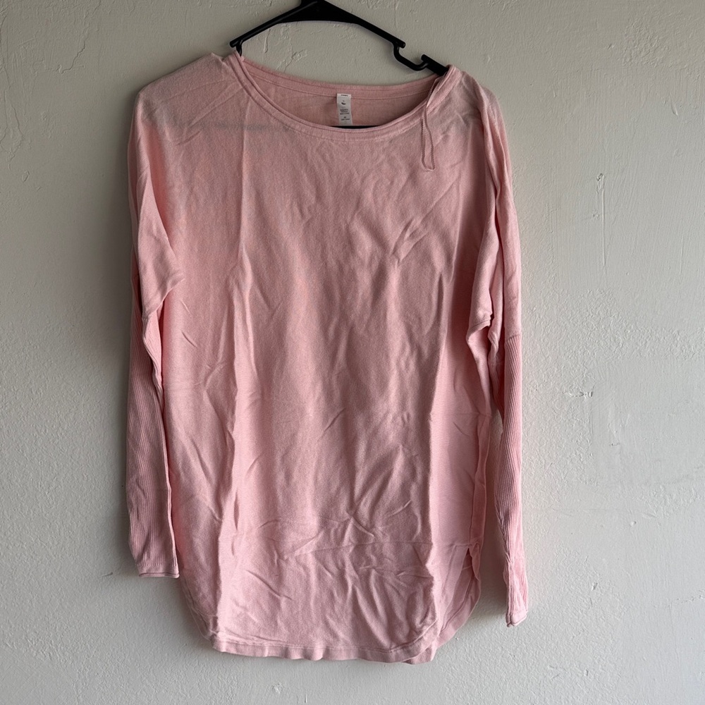 lululemon athletica Pink Long Sleeve Tee